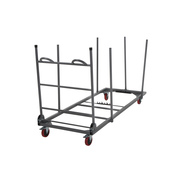 Zown Table Trolley, Rectangular Tables, Capacity 20 Tables, Grey Color 60241GRY1E